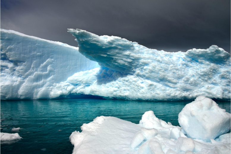 Ice Age Glaciers Concept - Groundbreaking New Data Unveils Secrets Of Artic Glacier Loss