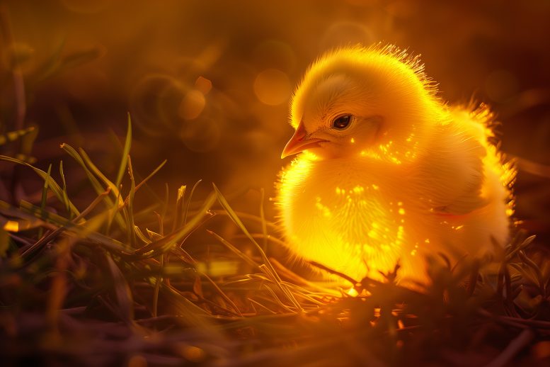 Glowing Chick - Scientists Crack Centuries-Old Philosophical Question About Sight And Touch