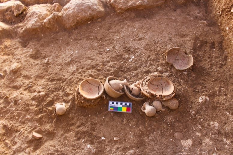 Miniature Vessels - New Analysis Of Biblical Home Of Goliath Sheds Unprecedented Light On Philistine Ritual Practices