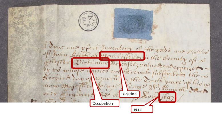 Example of the Occupation As Listed on a 17th Century Probate Inventory - New Findings Reveal That Britain Began Industrializing In The 1600s – Over 100 Years Earlier Than History Books Claim