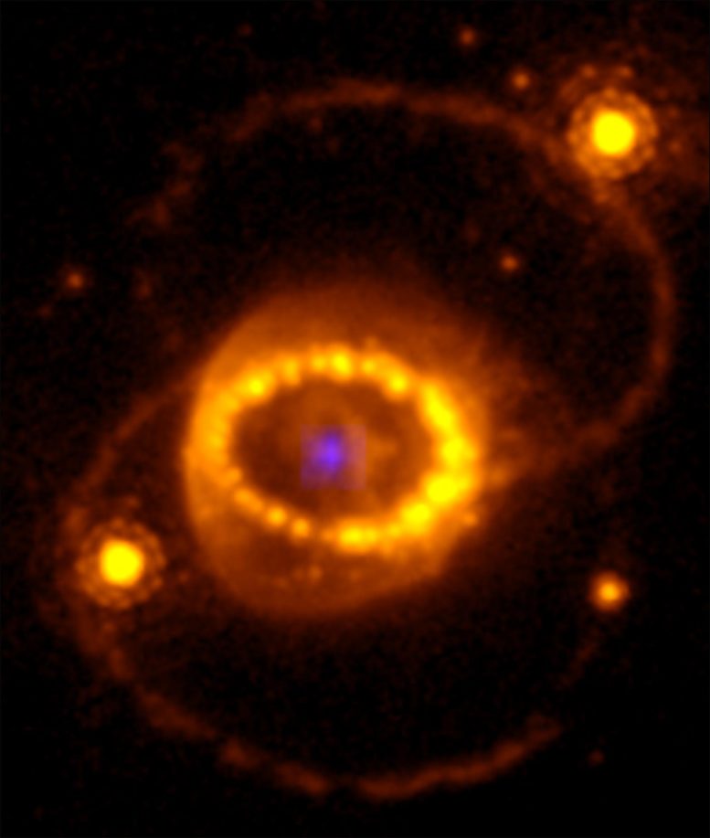 Neutron Star in Iconic Supernova - Webb Telescope Uncovers Neutron Star Hidden In Supernova Debris