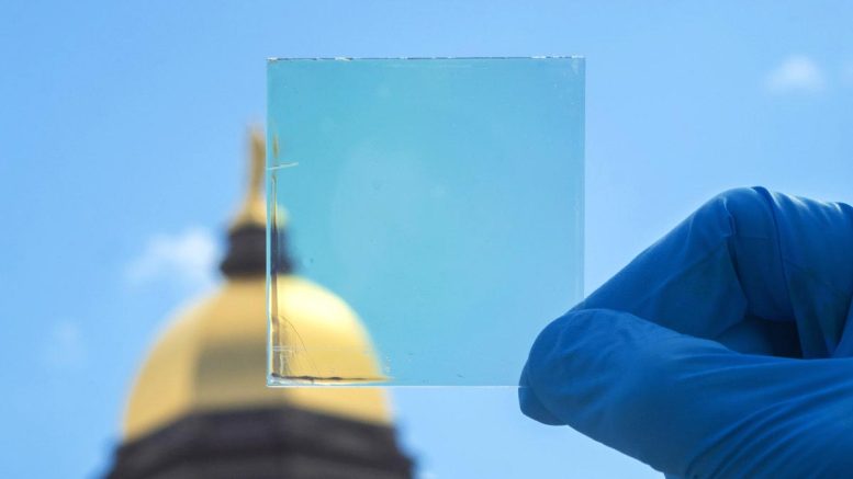 New Transparent Window Coating Blocks Heat - Quantum Leap In Window Technology Delivers Dramatic Energy Savings