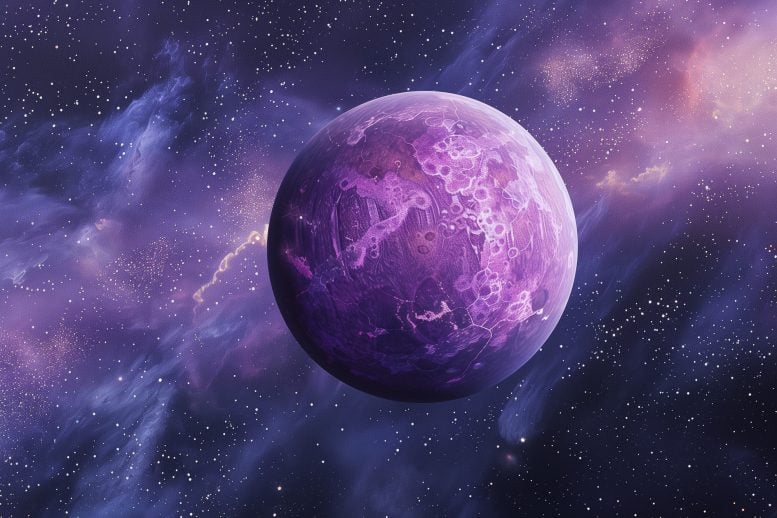 Purple Exoplanet - The Color Of Alien Life: Could Purple Be The New Green?