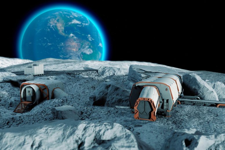 Lunar Base - Redefining Space Construction: How Lunar Regolith Is Transforming Habitat Design