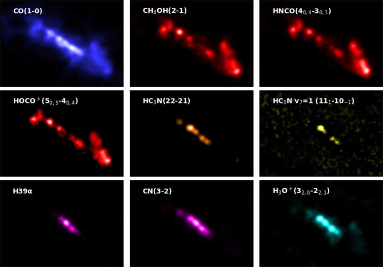 NGC 253 ALCHEMI Atlas - ALMA Uncovers The Building Blocks Of Star Formation In Starburst Galaxy