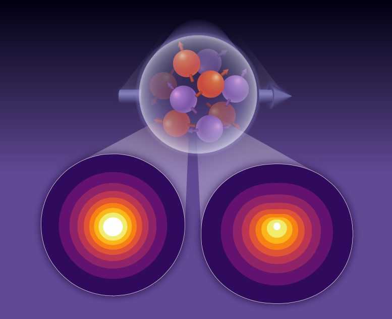 Spatial Distributions of the Momentum of up and Down Quarks Within a Proton - Peeking Inside Protons: Supercomputers Reveal Quark Secrets