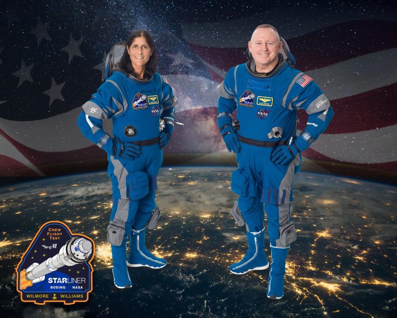 NASA Boeing Crew Flight Test Official Crew Portrait - NASA Astronauts Enter Quarantine As Boeing Starliner Test Flight Approaches