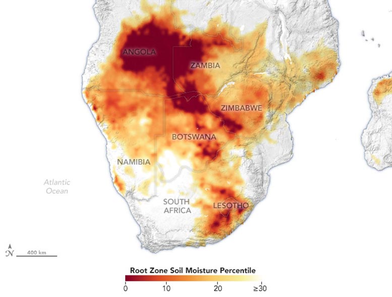 Southern Africa Soil Moisture March 2024 Annotated - Scorched Earth: Severe Drought Devastates Southern Africa