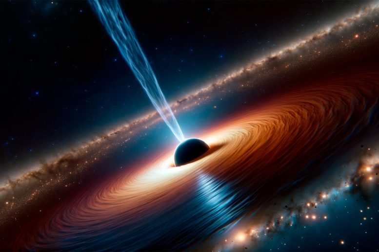 Black Hole Jet Concept - Cosmic Cannons: Astrophysicists Shed New Light On Black Hole Jets