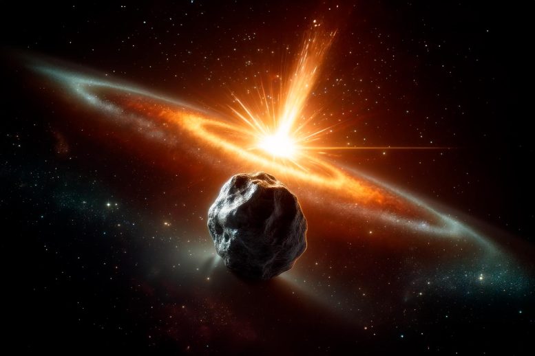 Supernova Meteorite Art - Unprecedented Find In Meteorite Challenges Astrophysical Models