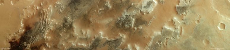 Mars Express Sees Traces of ‘Spiders’ in Mars’s Inca City - Mars Express Discovers Mysterious Martian “Spiders”