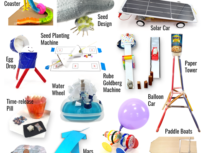 16 Engineering Challenges for Middle School