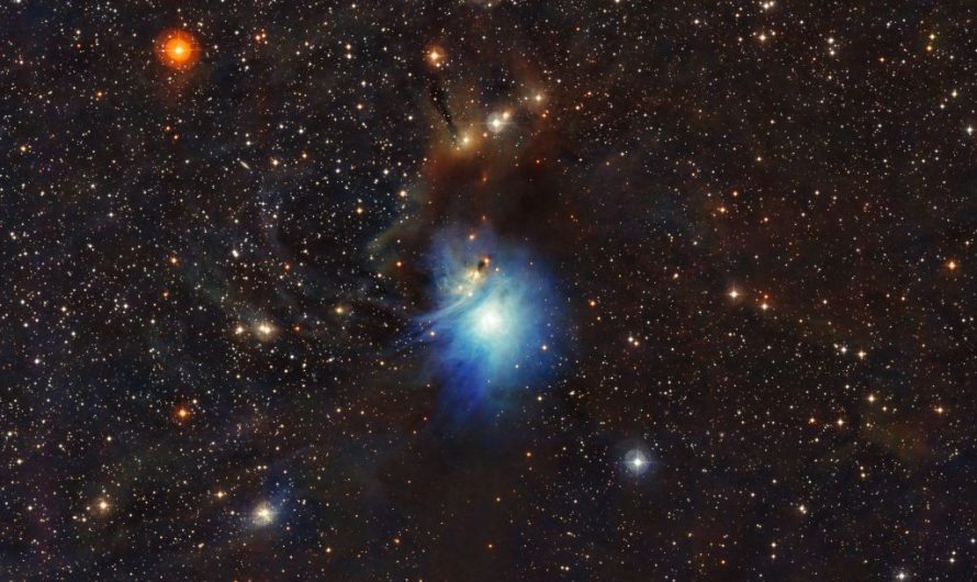 This is a Classic Example of a Reflection Nebula, Where the Reflected Light From Young Hot Stars Illuminates a Protostellar Cloud of Gas and Dust