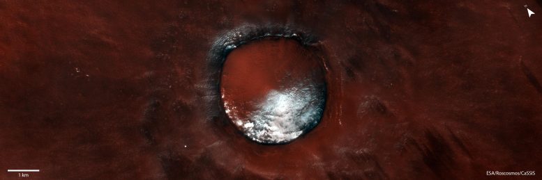 Red Velvet Mars – ExoMars Trace Gas Orbiter Captures Delightful Image