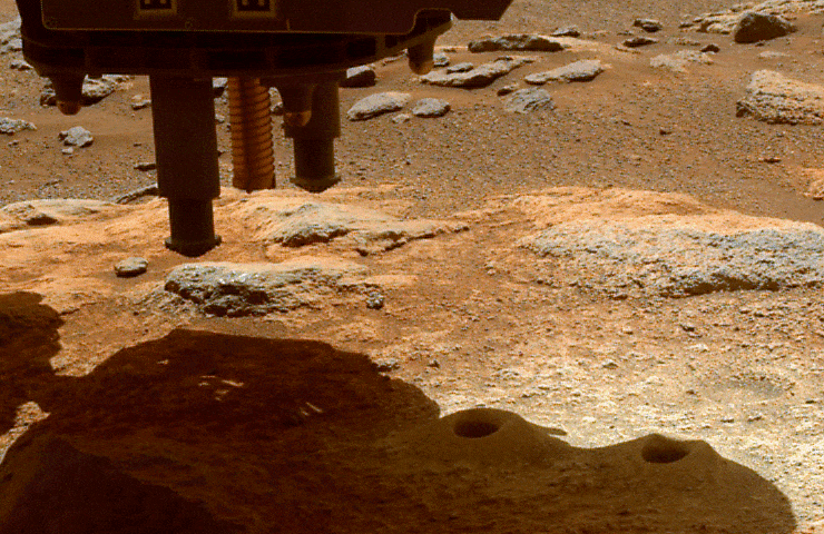 NASA Mars Perseverance Rover: Ejecting Martian Pebbles