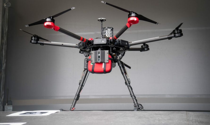 A drone carrying a defibrillator saved the life of a heart-attack patient