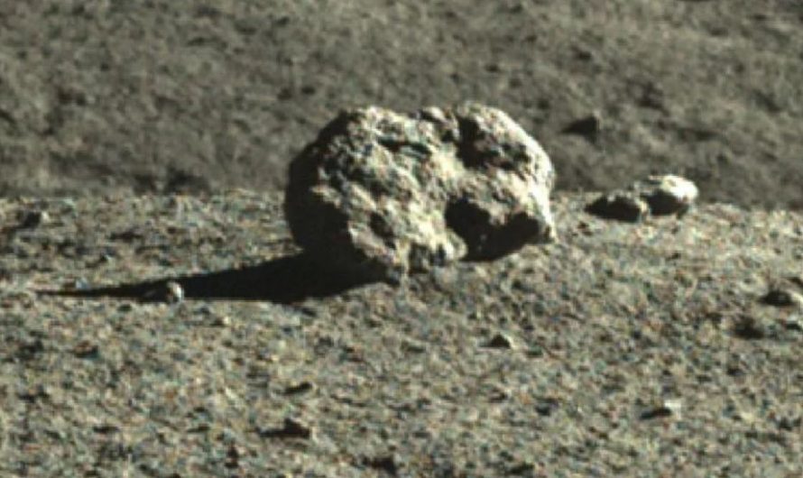 China’s Rover Checks out that Weird Cube on the Moon. Surprise! It’s a Rock.
