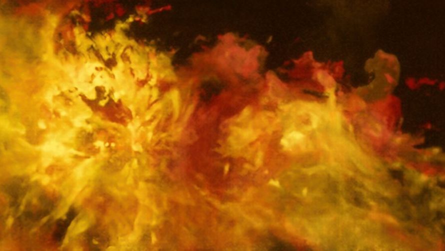A New Image Reveals Orion’s Flame Nebula in Infrared